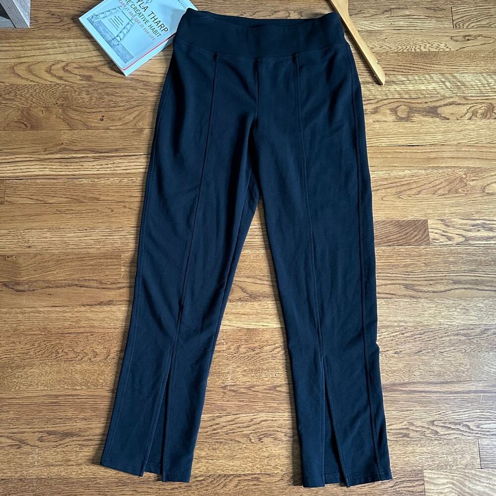 Sundays by Wearesundays Black Split Front Sweatpants